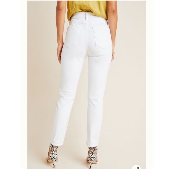 agolde nico high rise white